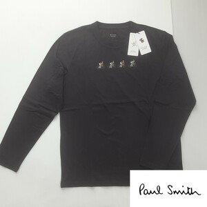 新品 ポールスミス Paul Smith 長袖Tシャツ L ウサギ ラビット サイクリング ネイビー　うさぎ