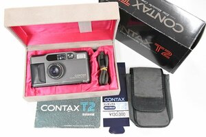 CONTAX コンタックス ジャンク 現状品 T2 titan black ブラック 38mm F2.8 箱付き 20789272