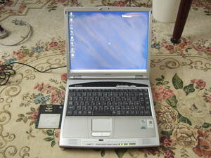 きれい Windows 98 東芝 dynabook Satellite T2/485PMC /シリアル D-Sub9ピン(RS-232C)/パラレル D-sub25ピン 