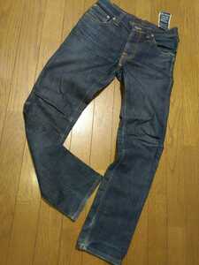 Nudie Jeans デニムパンツ ヌーディージーンズ THIN FINN シンフィン NJ2804 デニム W30 イタリア製 メンズ