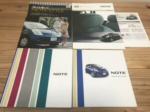 カタログ　日産　ノート NOTE 2005 平成17 年版カタログ　OPTIONAL PARTSカタログ他