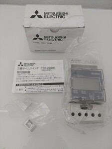 三菱タイムスイッチ TSE-2DB形 取付説明書 1回路 24時間タイプ 三菱タイムスイッチ