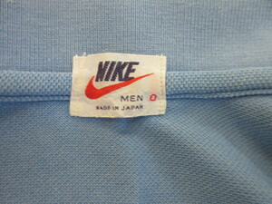 ナイキ　NIKE　ビンテージタグ　MEN　　ポロシャツ　MADE　IN　JYAPAN　　