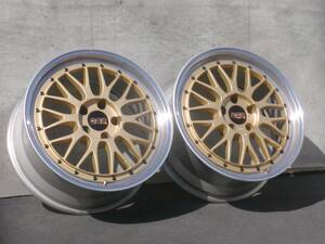 貴重 BBS LM 8J +35 LMP078 2本セット クラウン アリスト セルシオ マークX S14 S15 R32 R33 R34 S15 RX-7 JZX100 TE37 RS RG-R CE28 VS-KF