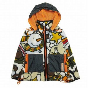 カステルバジャック キッズスポーツ CASTELBAJAC KIDS SPORT 子供服 フリース ジャンパー フーディー 雪だるま アニマル 総柄 ME12