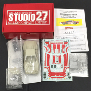 1円 STUDIO27 1/24スケール フェラーリ 512 BB LM THOMSON #88 FR2408 組立キット 未組立 保存箱付き