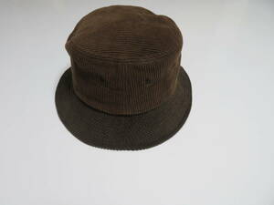 【送料無料】美品 ツートンカラーブラウン系色デザイン お洒落なバケットハット メンズ レディース スポーツキャップ 帽子 1個