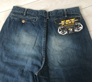 FAT TYO デニム 初期 Jeans タグ付 ユーズド 加工 ジーンズ バギー パンツ 古着 や TITO 5525gallery NVy by 好きに も エフエーテイー