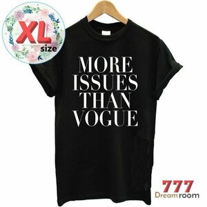 折り返し袖がおしゃれ！デザイン プリントTシャツ 16bk 【XL】 Tシャツ トップス