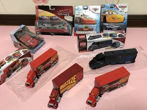 送料無料　カーズ　トミカ　マテル ミニカーセット　マックィーン トレーラー　ゲイル　ラミレス　ディズニー　TOMICA MATTEL Cars DISNEY