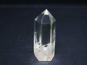 誠安◆天然石最高級品ガーデン水晶六角柱[T60-26048]