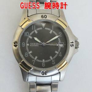 P780【激安】GUESS　メンズ腕時計　アナログ　クウォーツ　防水　中古　電池切れ　/8