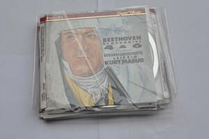 ベートーヴェン：交響曲全集@クルト・マズア&ライプツィヒ・ゲヴァントハウス管弦楽団/1987-1992/Philips/5CD