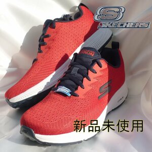 新品未使用◆送料無料●25.5cm(25cm相当)スケッチャーズ Skechers メンズスニーカー GO RUN CONSISTENT ゴーラン 赤