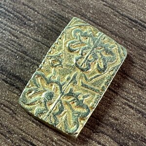 1円～◇◆元文一分判金◆◇真文一分 元文一分判金 総量3.2g 1枚組 収集家放出品 99