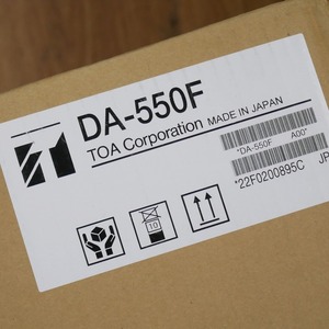 期間限定セール 【未使用】 TOA DA-550F デジタルパワーアンプ