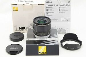 ☆極上美品☆ ニコン Nikon 1 NIKKOR VR 6.7-13mm F3.5-5.6 元箱 付属品 ♯24012007