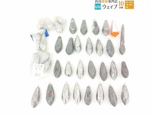 六角型オモリ 等 号数 約70～80号 総重量 約10kg セット おもり オモリ 錘