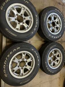 ハイエースアルミホイール &195/80R15グッドイヤーイーグルNASCAR