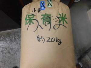 無施肥無農薬栽培 小麦ふすま約20kg　4000円　