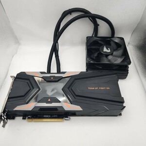 【ジャンク扱い】AORUS GeForce GTX 1080 Ti Waterforce Xtreme Edition 11G 通電OK 起動不可 グラフィックボード