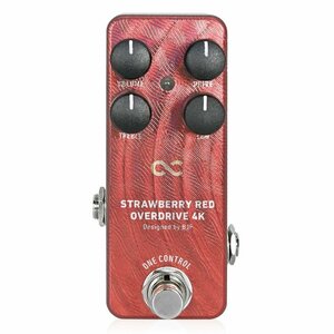 最落無し! One Control　STRAWBERRY RED OVERDRIVE 4K　/ a45003　上質なギターアンプの特性を持つ人気のオーバードライブペダル　1円