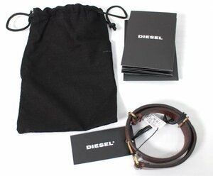 15 04437 ☆(ディーゼル) DIESEL メンズ フックモチーフ ブレスレット X08308PR013 UNI ブラウン T2154 【アウトレット品】