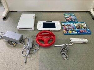 ジャンク■ニンテンドーWiiU■ソフト３本付き■ゲームパッド液晶割れ■名古屋発■直接引き取り歓迎