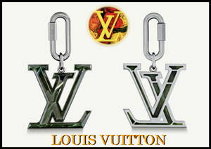 正規品 LOUIS VUITTON プリズム バックチャーム 大型キーホルダー メタル ヴェール 極上美品 緑 ビジュー ルイヴィトン ベルト 完売品