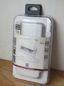 パワーサポート iPhone 6s/6 対応 エアージャケット フリップ ホワイト