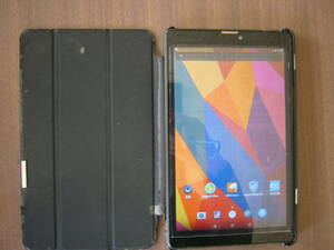 geanee　Android TM 6.0 「8インチ タブレット型PC」/稼働品/箱・付属品あり＋ハードプラケース（使用品）