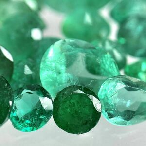 大量!!〔天然エメラルドおまとめ50ct〕a ルース 裸石 宝石 ジュエリー jewelry emerald beryl ベリル 緑玉 DI0 