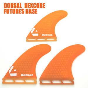 DORSAL/ドーサル HEXCORE HONEYCOMB ORANGE THRUSTER FIN FUTURES トライフィン3本セット[返品、交換不可]