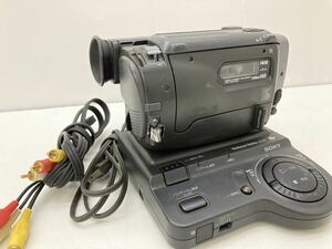 SONY ソニー CCD-TR3 ハンディカム video Hi8 ハンディカムステーション AC-HS1 現状品　ya2