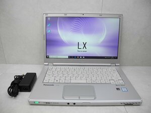 ☆1円☆第6世代☆CF-LX5PDPVS☆高解像度1920×1080☆累積13750☆Core i5 2.40GHz/8GB/SSD256GB/無線/カメラ/Office/Win10 DtoD領域☆