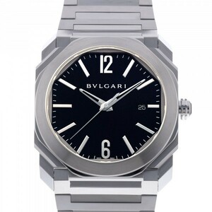 ブルガリ BVLGARI オクト BGO41BSSD ブラック文字盤 新品 腕時計 メンズ