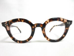 12889◆【SALE】SAUVAGE EYEWEAR サバージュ アイウェア MIKADO PL-002J 46□26 T/145 メガネ/眼鏡/サングラス MADE IN JAPAN 中古 USED