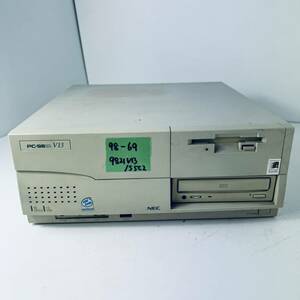 98-69 NEC PC-9821V13/S5C2 HDD欠 Pentium 133Mhz 640+14336 FDDよりMS-DOS6.20起動確認できました