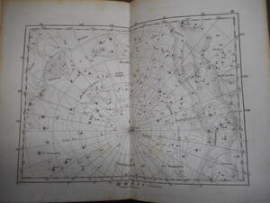 即決アンティーク、天球図、天文、星座早見盤、星座図絵1841年『リーデック星図＝ボーデの星図』Star map, Planisphere,Celestial atlas