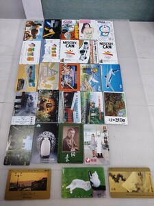 「送料無料」○ テレカ テレホンカード 50度数 まとめて24枚 100度数3枚 額面15,000円 未使用保管品 汚れ等あり