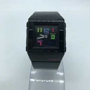 CASIO カシオ／Baby‐G BGA-200PD 腕時計 黒 動作品 アナログ アナデジ