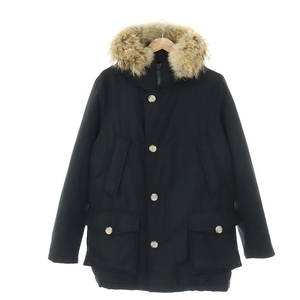 ウールリッチ WOOLRICH ARCTIC DOWN PARKA ファー付き ダウンジャケット アウターフード USA S 黒 ブラック /ES ■OS メンズ