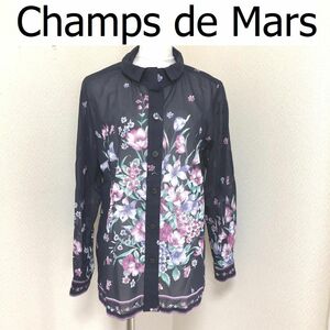 Champs de Mars（シャン・ド・マルス）フラワープリント 長袖シャツ