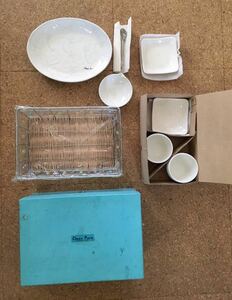 【全国送料無料】Open Pure teatime style 洋食器 洋陶器 ティータイムセット (未使用・状態綺麗め、やや劣化有り)箱汚れ有り