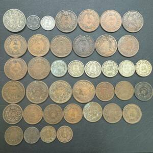 朝鮮貨幣　39枚まとめて　半円銀貨　半圜　5分銅貨　大量　アンティーク　韓国　中国古銭　