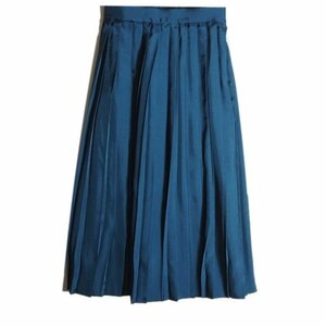 W5573H2　▼STATE OF MIND ステイトオブマインド▼　新品 pleat skirt プリーツスカート ブルー M / 9-8307000-87 春夏