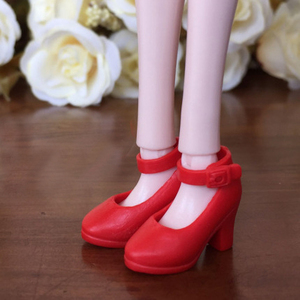 02 バービー 人形 フィギュア カスタムドール 靴 パンプス レッド