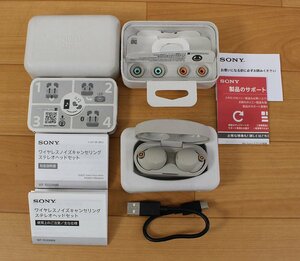 ■現状品■ SONY WF-1000XM4 ワイヤレスノイズキャンセリング/ヘッドセット Bluetooth5.2 傷み ※簡易チェック〇(2745522)