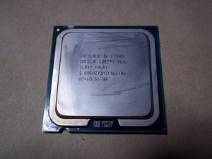 中古動作◆Intel E7400 2.8G/3M/1066 SLB9Y◆コア２C2DCPU