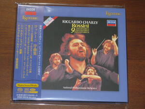 RICCARDO CHAILLY シャイー/ ロッシーニ 序曲集 ESSD-90218 2020年発売 Esoteric エソテリック社 Hybrid SACD 国内帯有